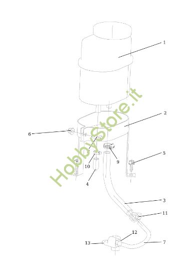 Picture of Circuito idraulico APACHE 92 EVO (K2400AVD V-Twin) Cat.2017 Trattorino