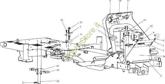 Picture of Parti elettriche APACHE 92 EVO Cat.2017 Trattorino