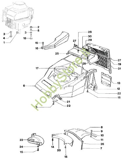 Picture of Carcassa LUX 53 HV Rasaerba