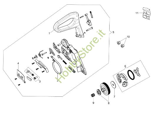 Picture of Copricatena - Frizione GSH 510 (Euro 2 - Euro 5) Motosega