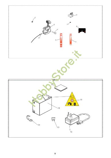 Picture of Gaz et batterie MH 6 DE Version 2017 Motozappa