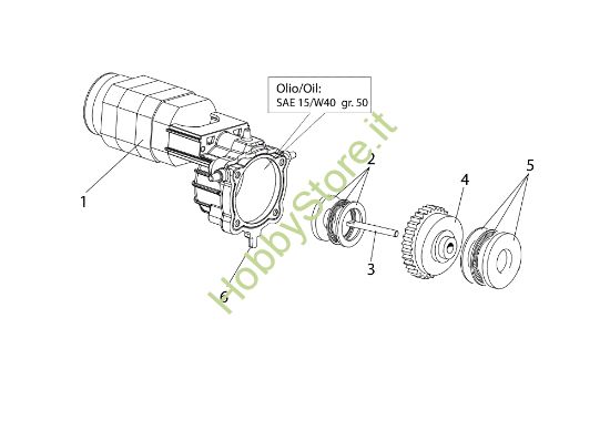 Picture of Motore PW 115 C Idropulitrice