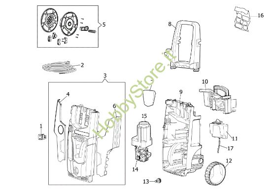 Picture of Carcassa PW 125 C Idropulitrice