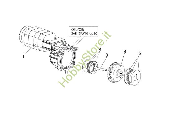 Picture of Motore PW 125 C Idropulitrice