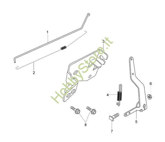 Picture of Leve di controllo G 48 TK ALLROAD PLUS 4 (K650) (2018) Rasaerba