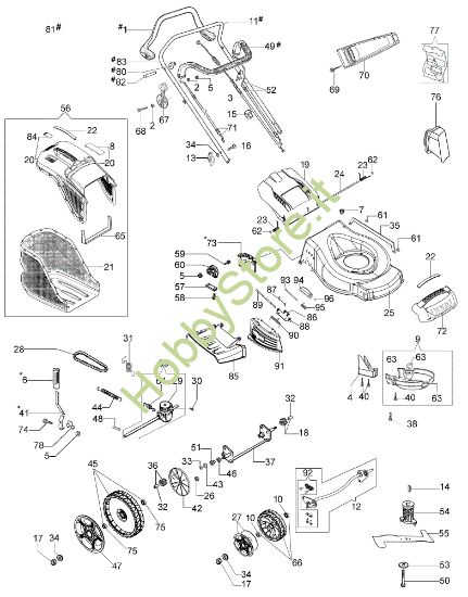 Picture of Esploso G 53 TBX ALLROAD PLUS 4 (2018) Rasaerba