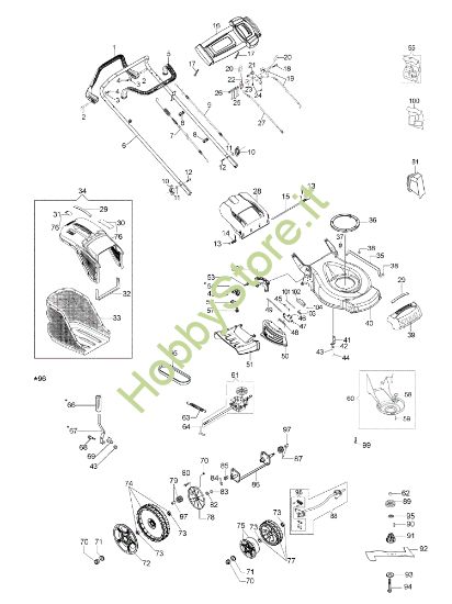 Picture of Esploso G 53 VK ALLROAD PLUS 4 (K800) (2018) Rasaerba