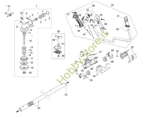 Picture of Trasmissione BC 400 T Decespugliatore
