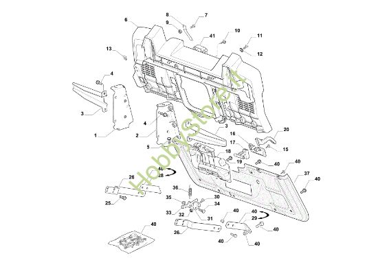 Picture of Telaio (2/2) OM 84/14,5 K H Cat. 2018 Trattorino