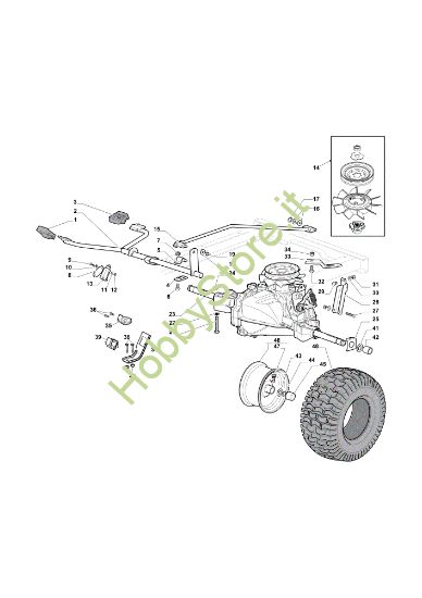 Picture of Trasmissione OM 84/14,5 K H Cat. 2018 Trattorino