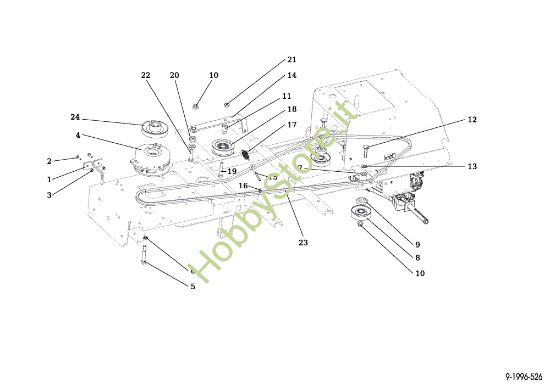 Picture of Frizione elettromagnetica OM 107 L/16 KH (K1600AVD) Cat. 2018 Trattorino