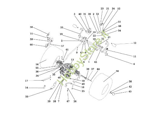 Picture of Trasmissione OM 107 L/16 KH (K1600AVD) Cat. 2018 Trattorino