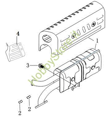 Picture of Marmitta MH 198 RK (K800 HC) 35cm Motozappa