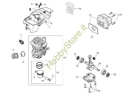 Picture of Motore GS 41 (Euro 1) Motosega