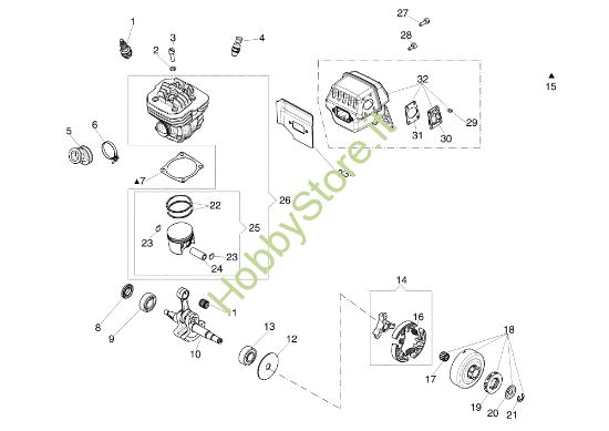 Picture of Motore GS 651 (EURO 5) Motosega