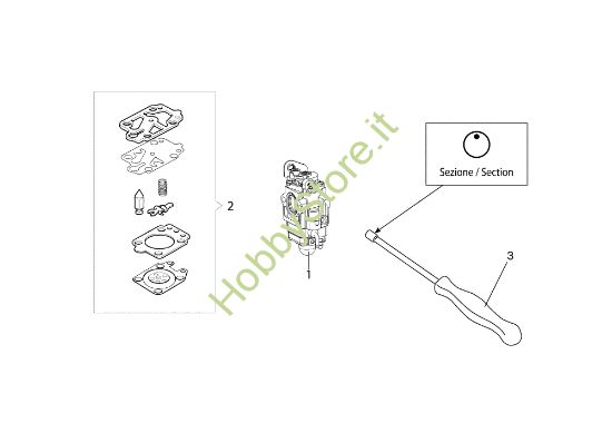 Picture of Carburatore BCH 400 BP Decespugliatore