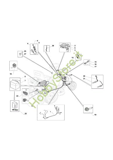 Picture of Impianto elettrico OM 84/14,5 K H Cat. 2019 Trattorino