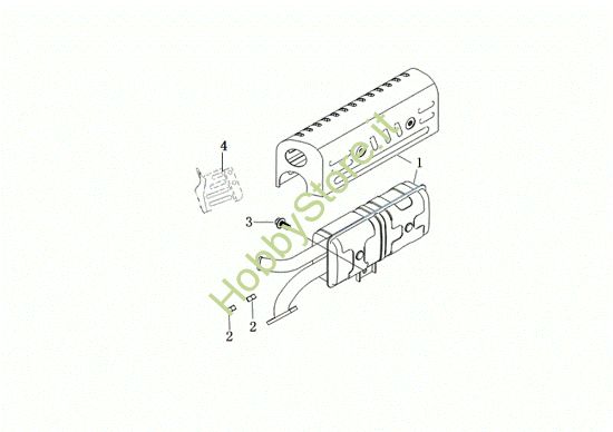 Picture of Marmitta MH 175 RKS (K800 HT - EURO5) Motozappa