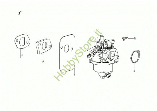 Picture of Carburatore GV 48 TK ALLROAD 3 (K605) EURO 5 Rasaerba