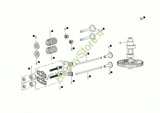 Picture of Kit valvola G 53 TK COMFORT PLUS (K655) EURO 5 Rasaerba