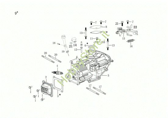 Picture of Basamento GV 53 TK ALL ROAD 3 (K655) EURO 5 Rasaerba