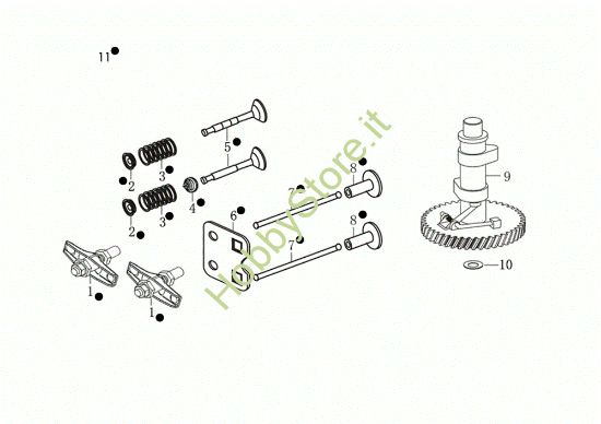 Picture of Kit valvola G 53 TK ALL ROAD PLUS 4 (K805) EURO 5 Rasaerba