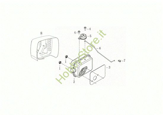 Picture of Marmitta G 53 PK COMFORT SD (K 805) EURO 5 Rasaerba