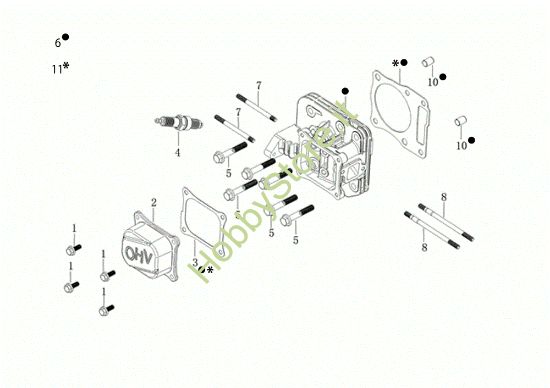 Picture of Testata G 53 VK ALLROAD PLUS 4 (K805) EURO 5 Rasaerba