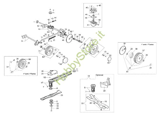 Picture of Gruppo assale (Da Marzo '13) LUX 55 TBD EURO 5 Rasaerba