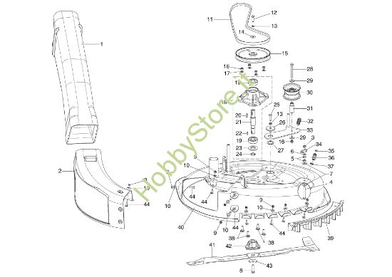 Picture of Piatto di taglio MISTRAL 72/12,5 K H (3in1) (K1250) EURO 5 Trattorino