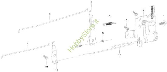 Picture of Leve di controllo MISTRAL 72/12,5 K H (3in1) (K1250) EURO 5 Trattorino