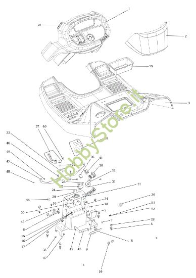 Picture of Cruscotto OM 106/16 KH (K1600AVD - EURO5) Cat. 2019 Trattorino