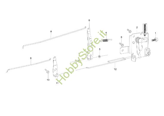 Picture of Leve di controllo OM 106/16 KH (K1600AVD - EURO5) Cat. 2019 Trattorino