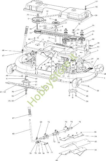 Picture of Piatto di taglio 1/2 (Change over) OM 106/22 HP Cat. 2019 Trattorino