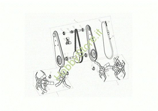 Picture of Trasmissione MH 155 K Motozappa