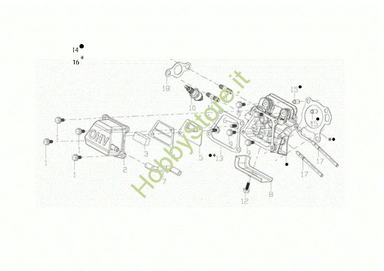 Picture of Testata MH 155 K Motozappa