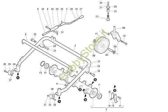 Picture of Gruppo taglio (Rotore) WB 65 (K1100 H) Trinciasamenti