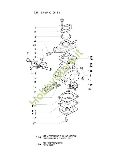 Picture of Carburatore C1Q-E3 750 T Decespugliatore