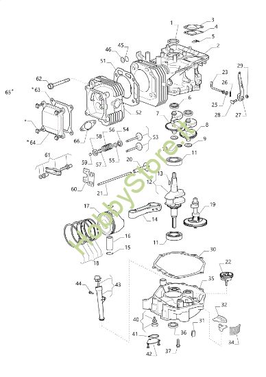 Picture of Gruppo motore OM 103/16 K Cat. 2020 Trattorino
