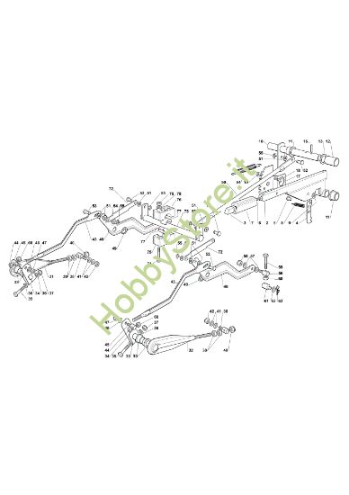 Picture of Sollevamento piatto di taglio OM 123/22 V Cat. 2020 Trattorino