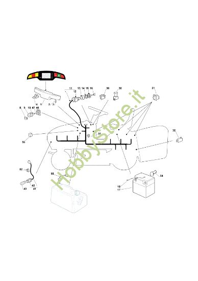 Picture of Parti elettriche OM 123/22 V Cat. 2020 Trattorino