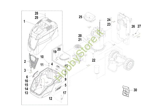 Picture of Carcassa PW 250 HC Idropulitrice