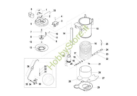 Picture of Corpo caldaia PW 250 HC Idropulitrice
