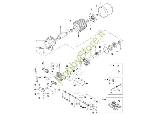 Picture of Motopompa PW 250 HC Idropulitrice