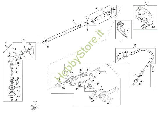 Picture of Trasmissione BCF 550 Decespugliatore