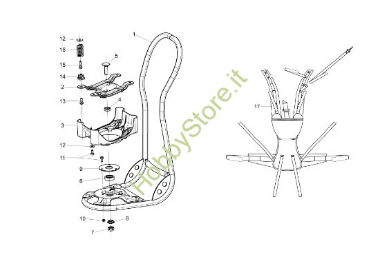 Picture of Telaio BCF 550 Decespugliatore
