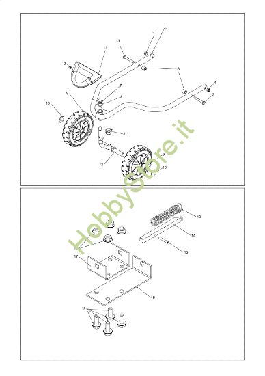 Picture of Ruote anteriori DEB 518 Sfalciatutto
