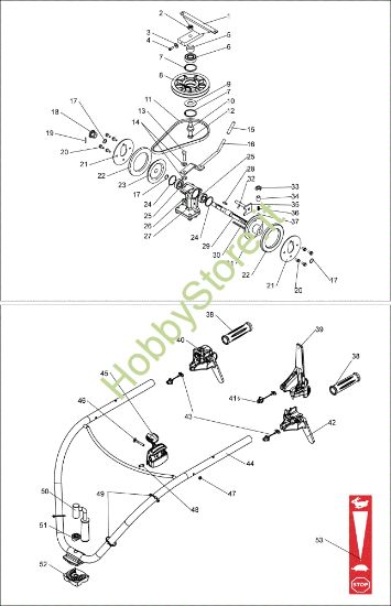 Picture of Trasmissione DEB 528 Sfalciatutto