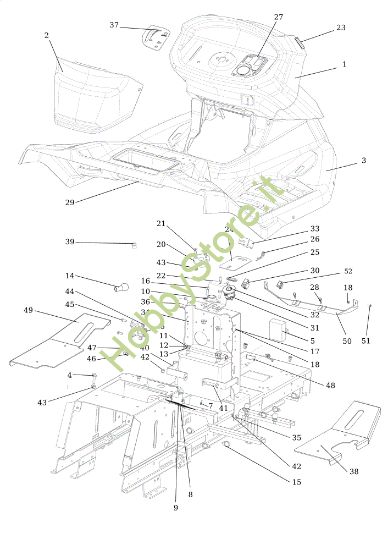 Picture of Cruscotto OM 92/16H Cat. 2021 <!>Trattorino