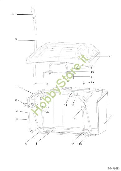 Picture of Sacco raccoglierba OM 92/16H Cat. 2021 <!>Trattorino